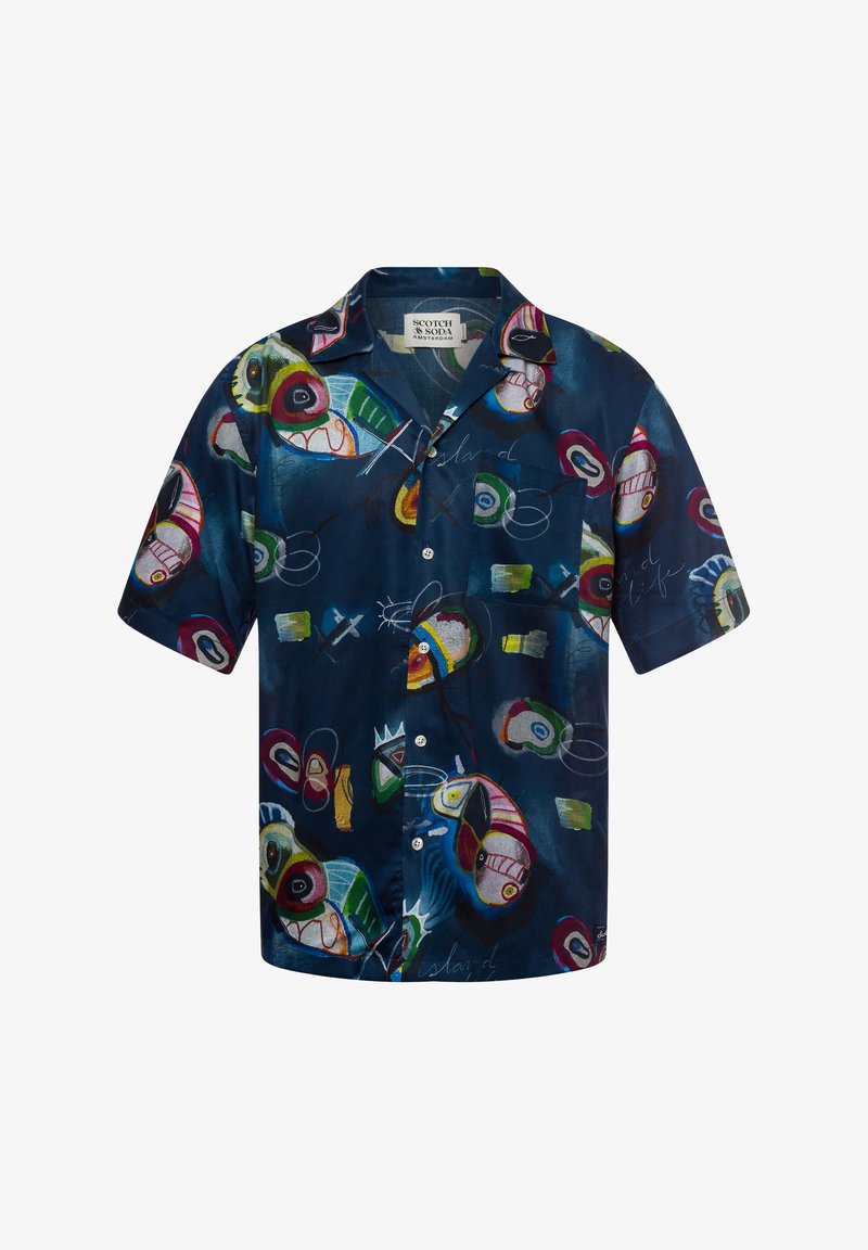 Scotch & Soda Overhemd - marine mehrfarbig