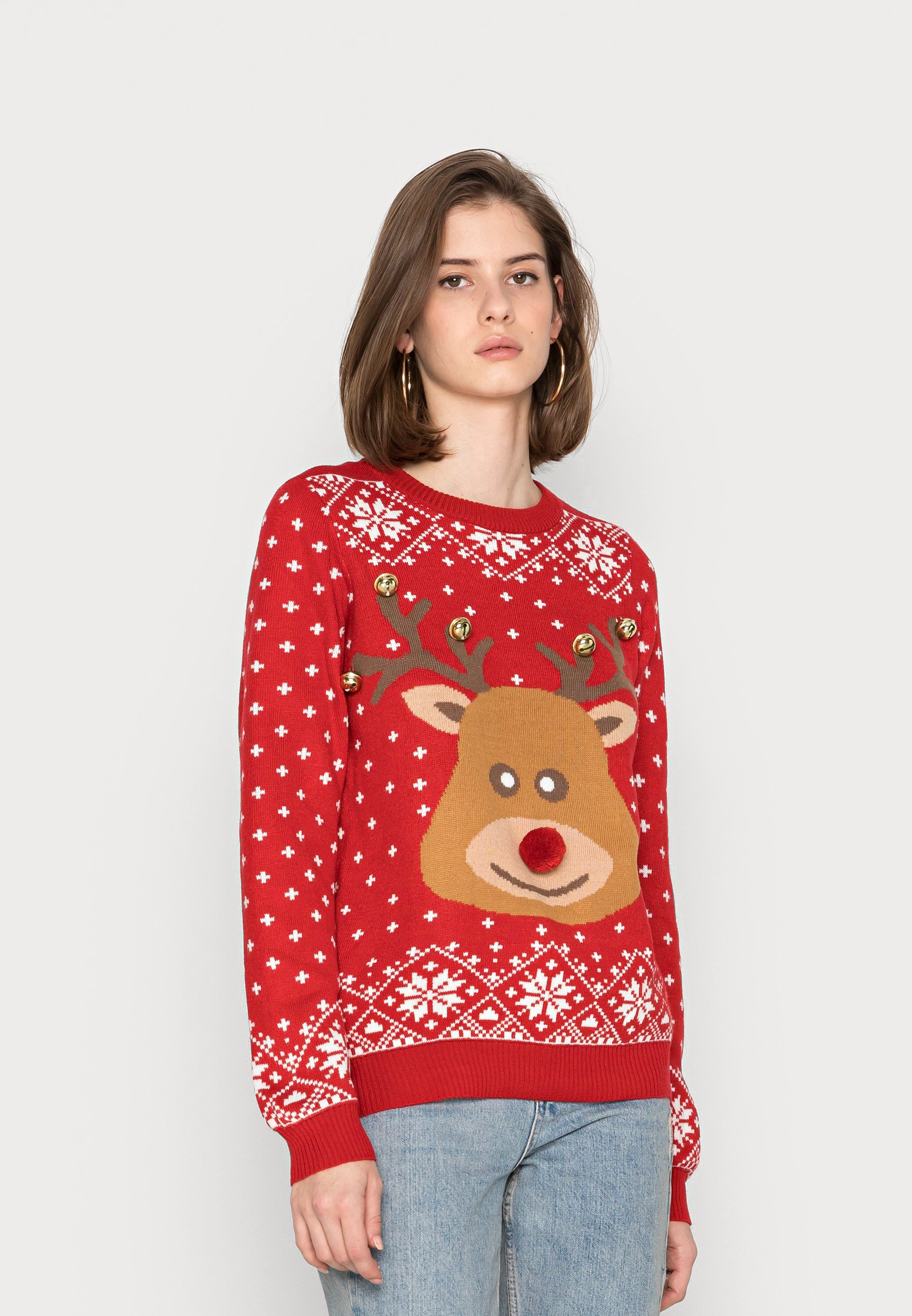 VILA VIPENGUIN CHRISTMAS - Trui - winetasting/bordeauxrood - Zalando.nl