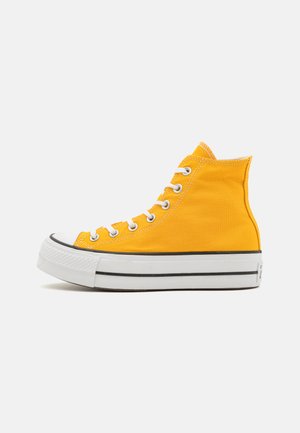 CHUCK TAYLOR ALL STAR LIFT - Magas szárú edzőcipők - yellow/white/black