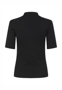 Saint Tropez ASTER MOCK NECK - Paprasti marškinėliai - black