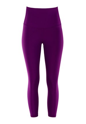 Winshape FUNCTIONAL COMFORT HIGH WAIST 7/8 - Tights - dark plum