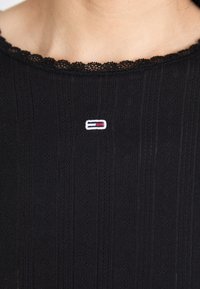 Tommy Jeans SLIM TEE - Langærmet T-shirt - black