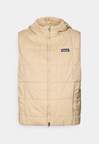 LIGHT GUST HOODED VEST - Waistcoat - oar tan