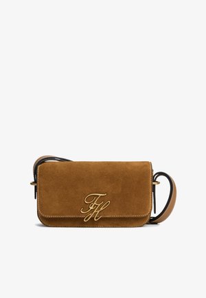 Tommy Hilfiger, SCRIPT CROSSOVER - Τσάντα χιαστί - cognac