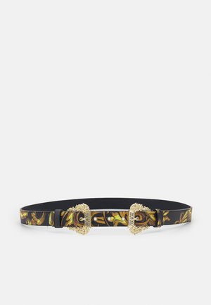 GARLAND SAFFIANO BELTS - Cintura - black/gold-coloured