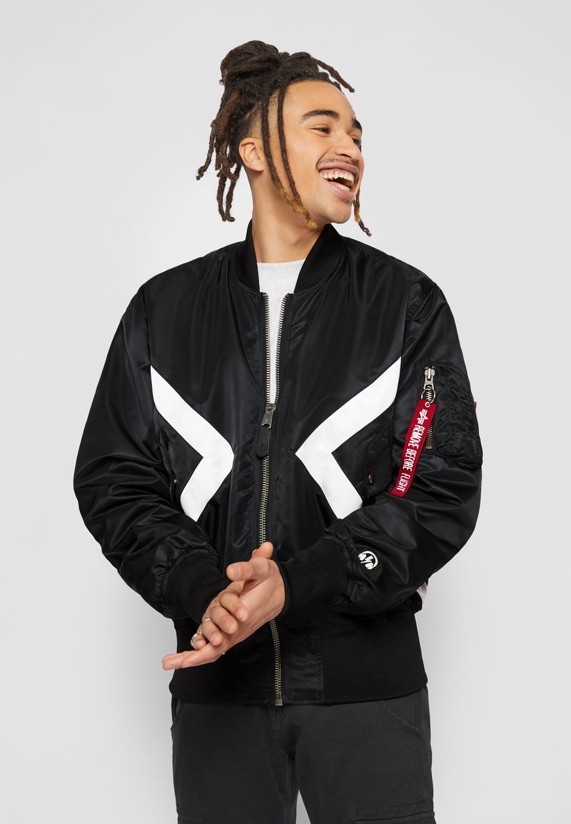 Alpha Industries NEIL BARRETT - Bomber Jacket - black - Zalando