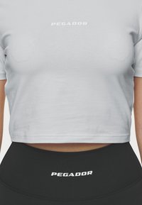 Pegador INES CROPPED BABY TEE - Osnovna majica kratkih rukava - washed sky grey