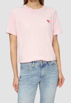 Jednoduché tričko - light pink