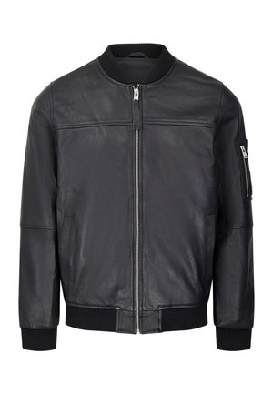 Bolongaro Trevor, BEKLEIDUNG MA1 MAX BOMBER - Lederjacke - black madbx