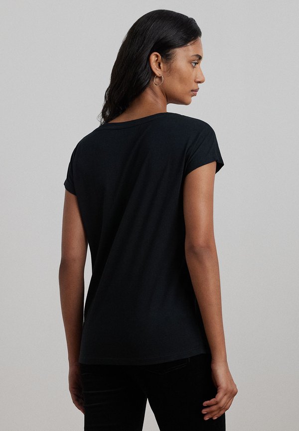 BEADED CREST COTTON JERSEY TEE - Print T-shirt2