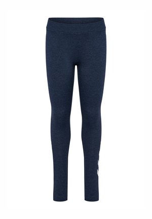 Tights - dress blue melange