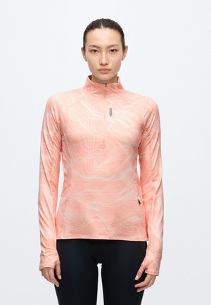 HOKA, SKYFORM HALF ZIP - Суитшърт с цип - sunstone prt