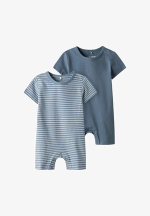 2ER-PACK KURZARM - Pižama - blue mirage