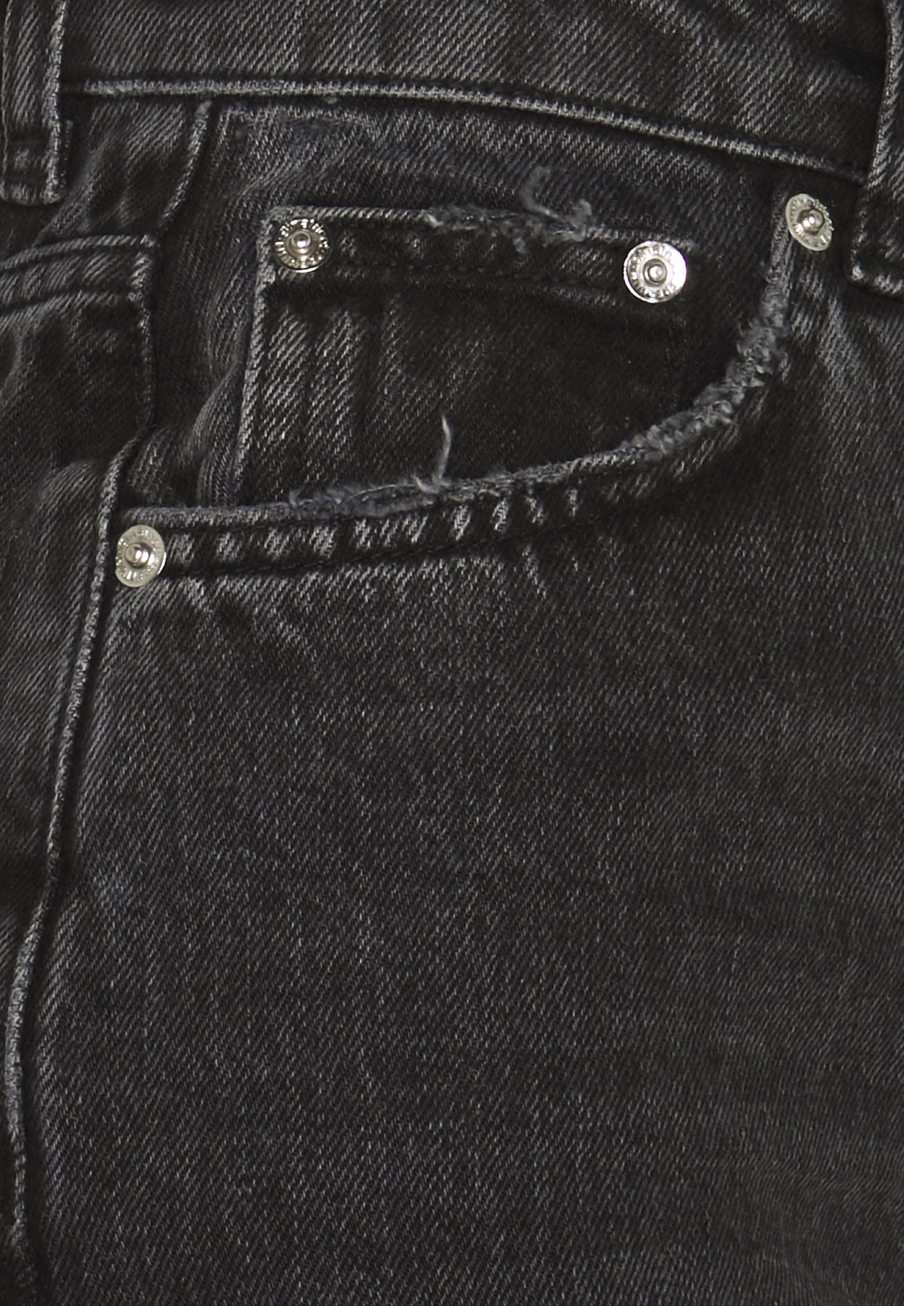 Gina Tricot IDUN WIDE - Jeans Relaxed Fit - offblack/black denim -  Zalando.de