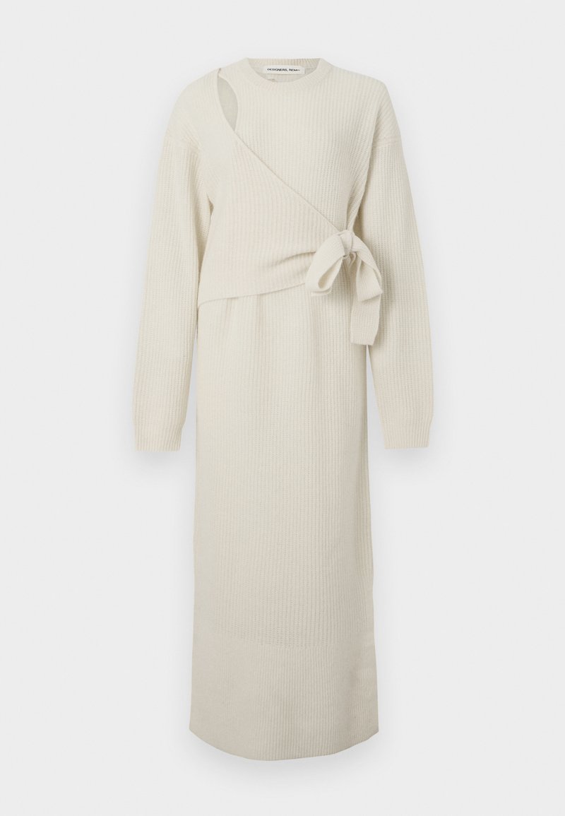 DESIGNERS REMIX Gebreide jurk crème