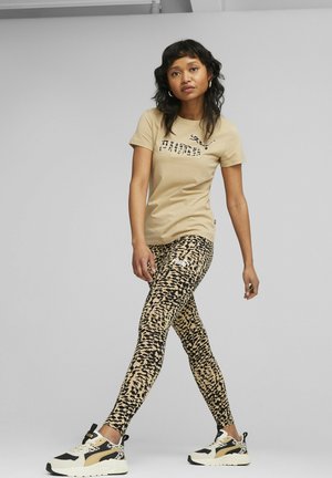 TRINITY LITE ANIMAL - Sneakers basse - sand dune  black alpine snow