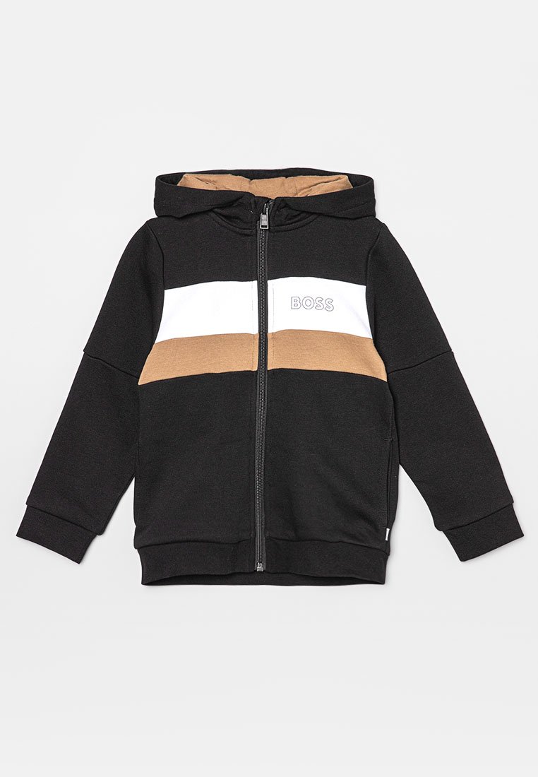 Boss Sweater met rits zwart Boss Sweater met rits zwart