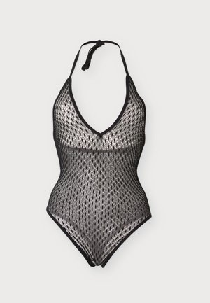 Ann Summers, BARE ATTRACTION CROTCHLESS BODY  - Боди с отвори - black