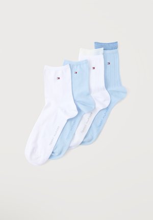 4 PACK - Calze - white/light blue