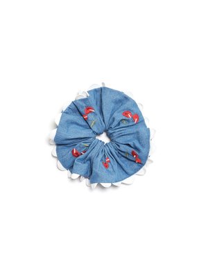 CERISE SCRUNCHIE - Pripomoček za oblikovanje las - blue