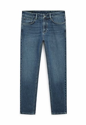 Massimo Dutti Jeans slim fit - mottled dark blue