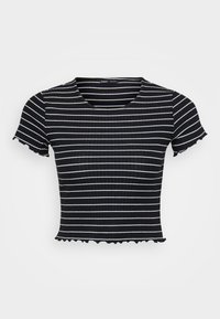 ONLEMMA STRIPE - Tricou cu imprimeu - black/cloud dancer
