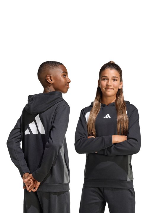 adidas PERFORMANCE COLOR BLOCK HOODY KIDS FUSSBALL - TEXTILIEN UNISEX - Hoodie - schwarz — foto 5