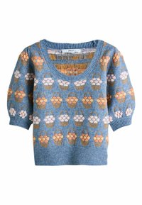 Niet geselecteerd, blue floral