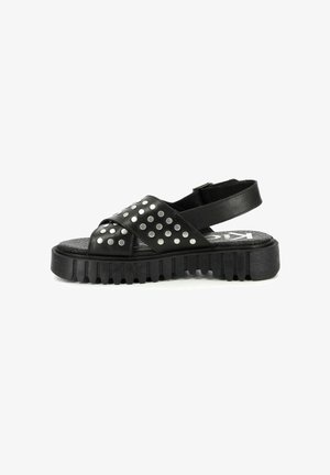 Kickers, Sandales à plateforme - black