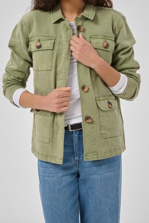 My Essential Wardrobe 20 THE ARMY 108 - Leichte Jacke - dusty olive wash