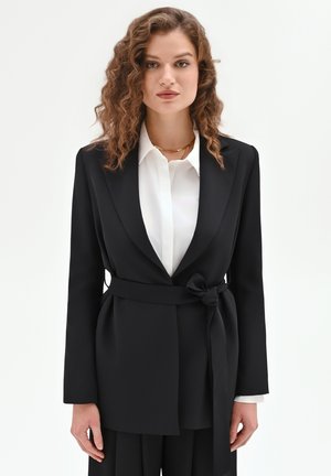 Halflange jas - black