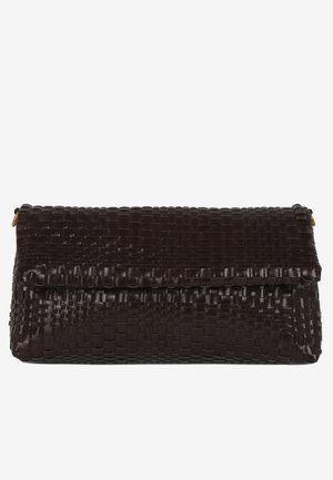 HVISK, ARLENE BRAIDED RAW STRUCTURE - Τσαντάκι - umber brown