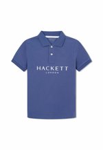 Hackett London T-shirt Uomo HS Hackett Outline, Cotone, Logo Tono Su Tono, Girocollo, Taglio Classico - 4