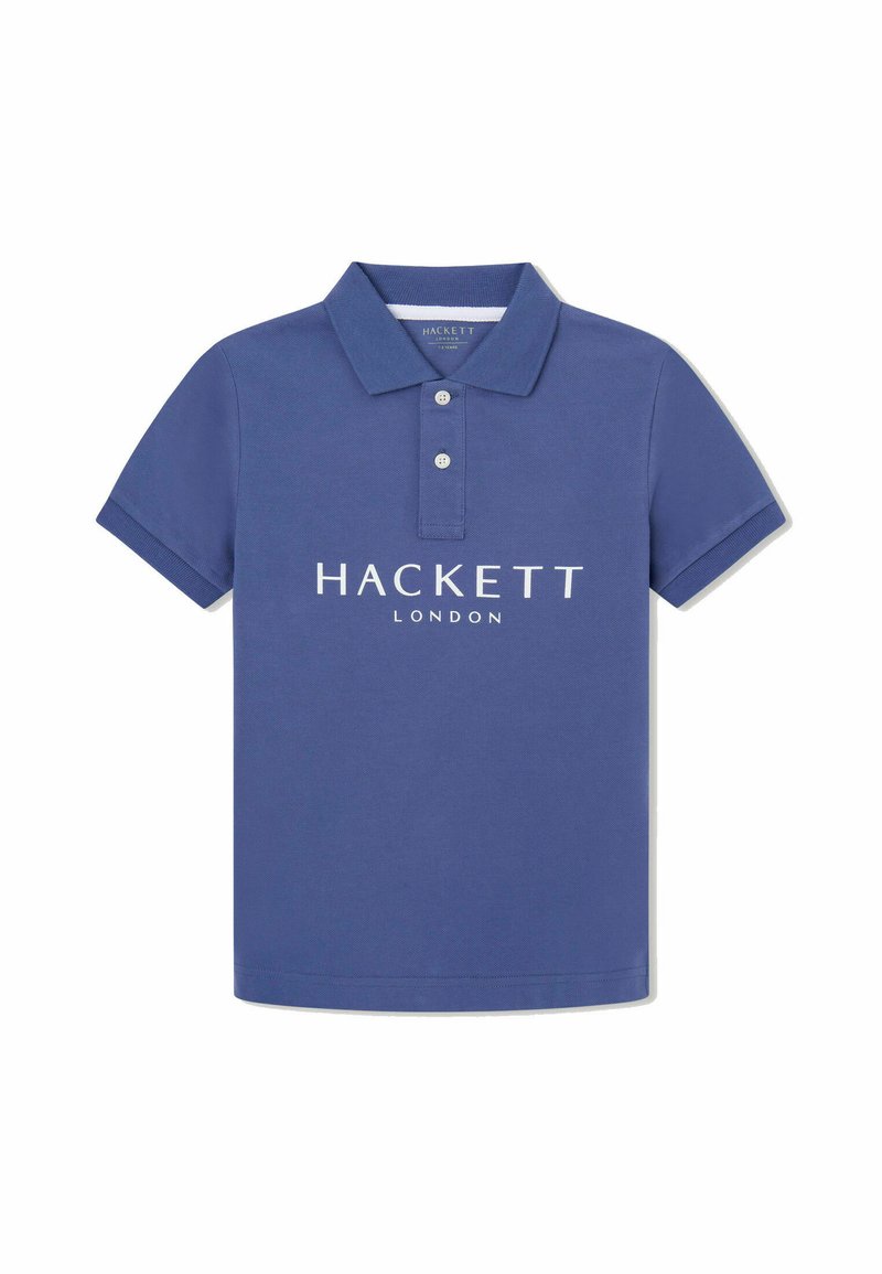 Plava polo majica od pamuka, kratkih rukava, s ovratnikom. Ističe se bijelim logom "HACKETT LONDON" koji je istaknut na prsima.