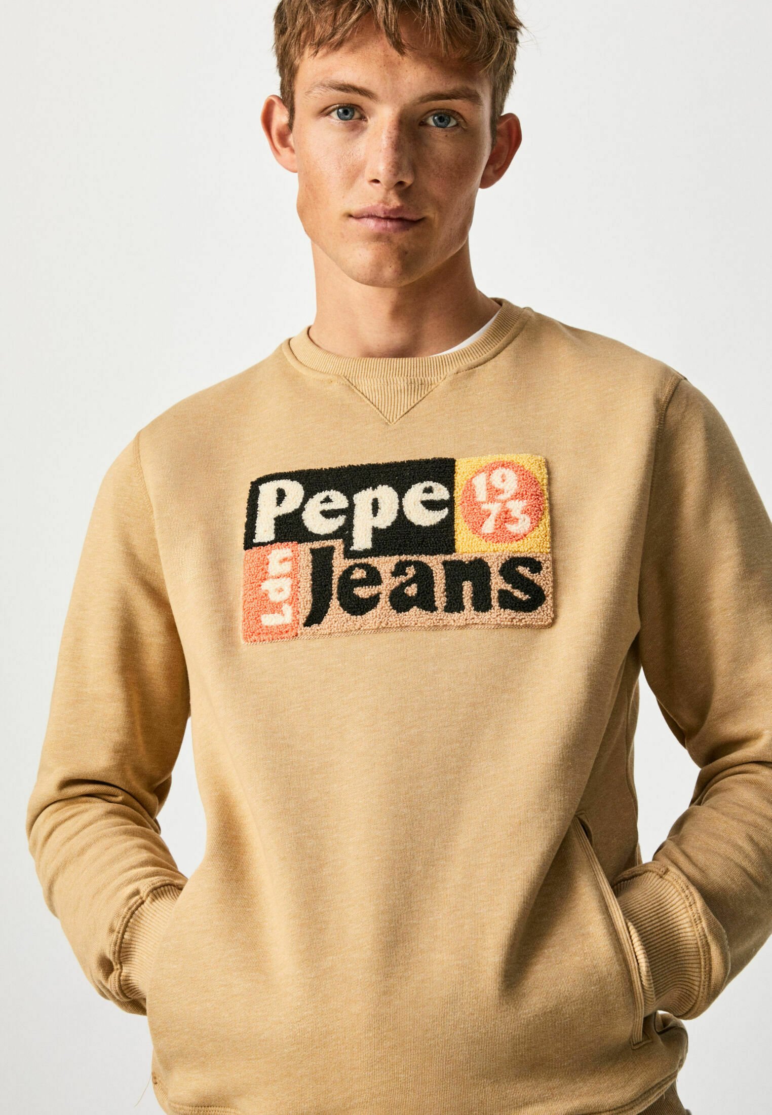 Pepe Jeans Sudadera - beige - Zalando.es