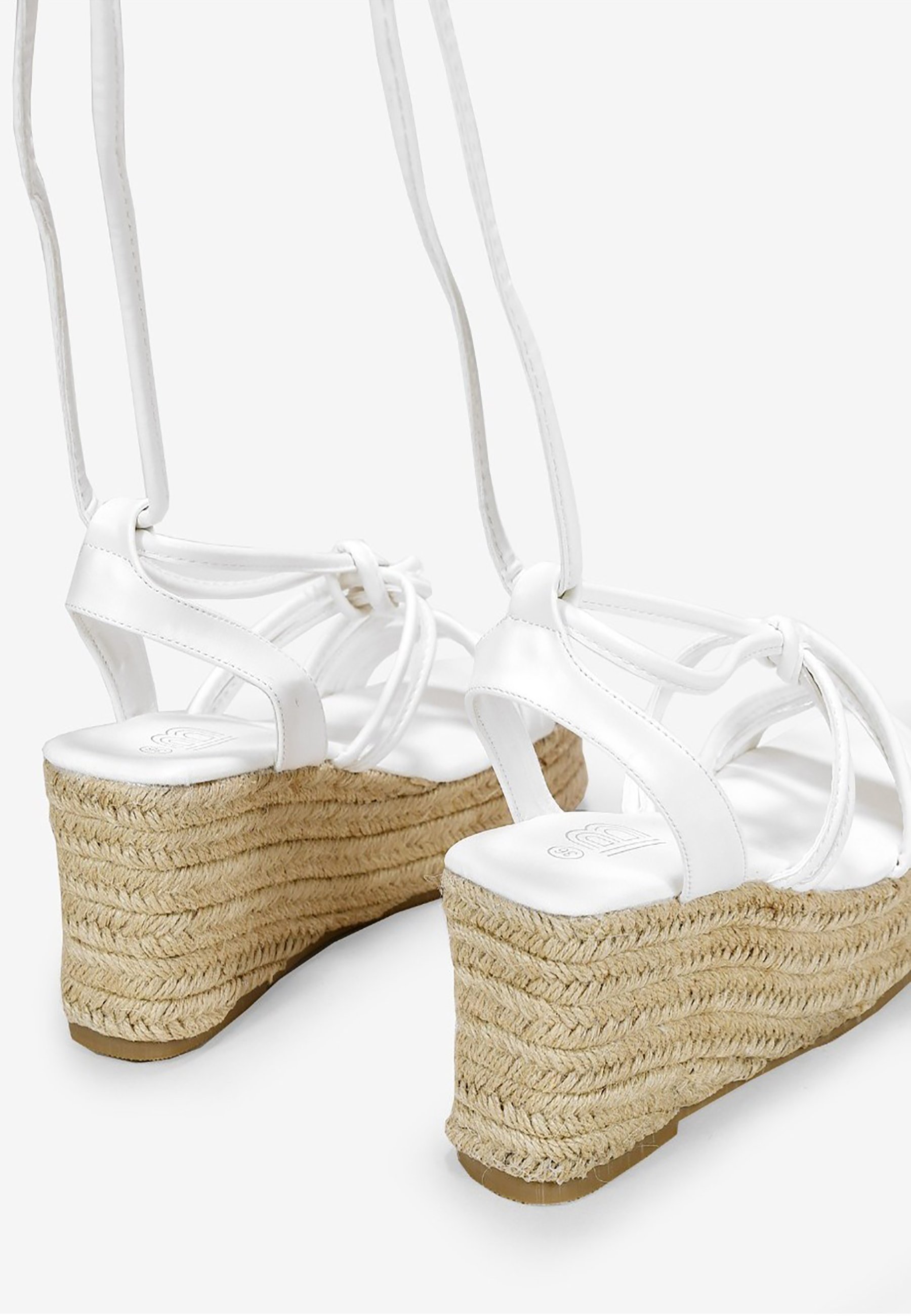 Bosanova CON TIRAS - Sandalias de cuña - blanco - Zalando.es