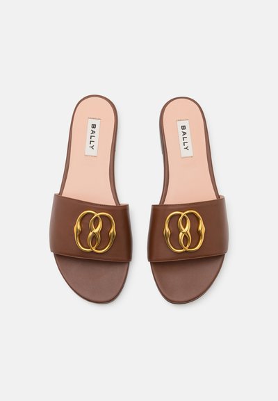 Bally GHIS - Sandalias planas - cognac