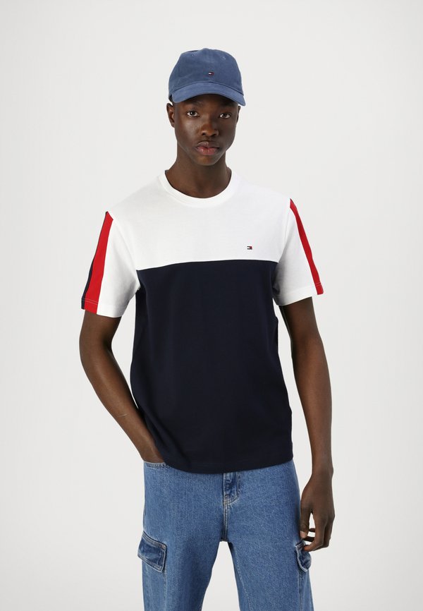 GLOBAL STRIPE COLOURBLOCK TEE - Print T-shirt4