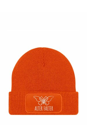 PATCH WORTSPIEL ALTER FALTER MIT SPRUCH - Beanie - orange