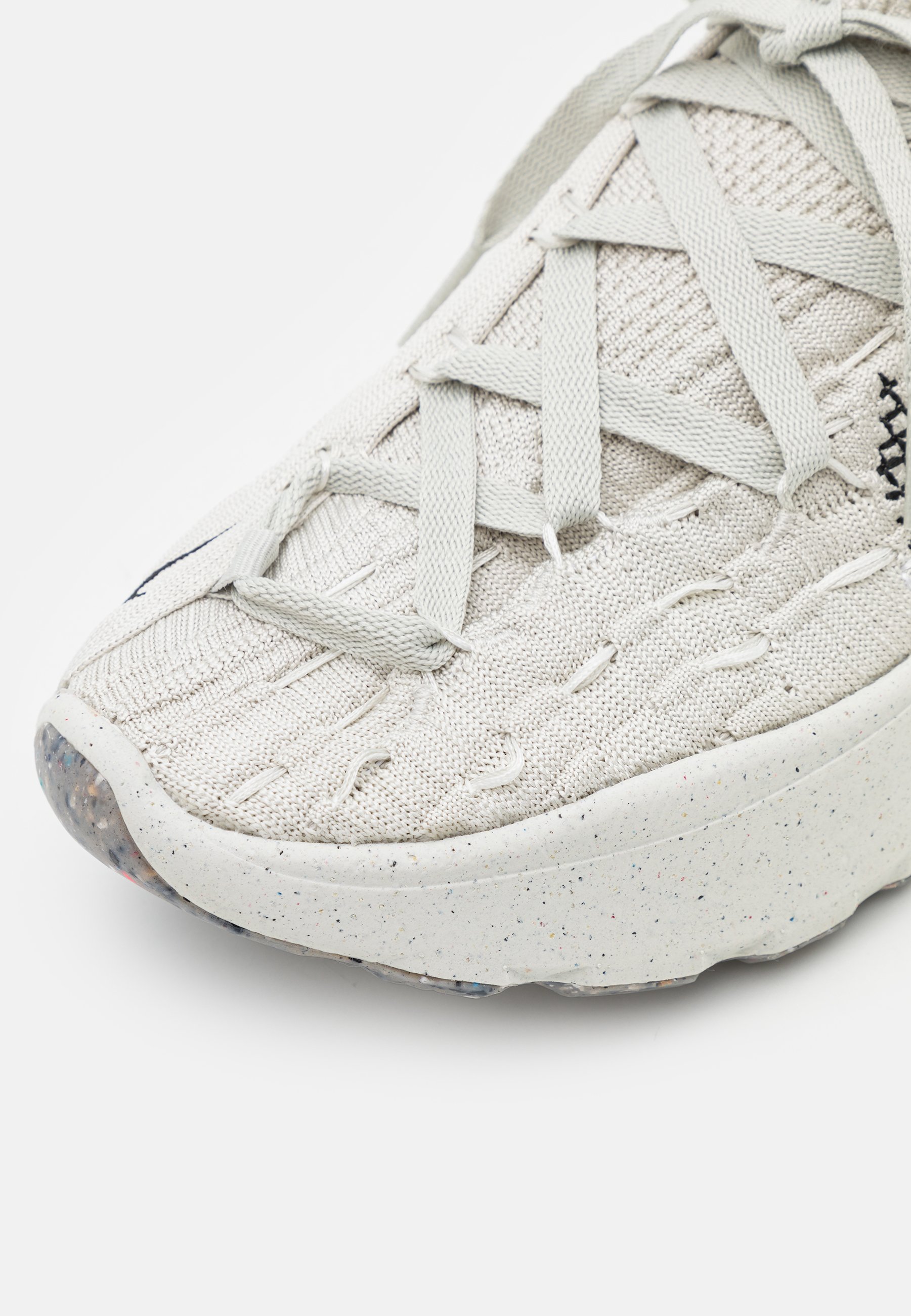 Nike Sportswear SPACE HIPPIE 04 - Sneakers laag - light bone/black/metallic  summit white/sail/crème - Zalando.nl