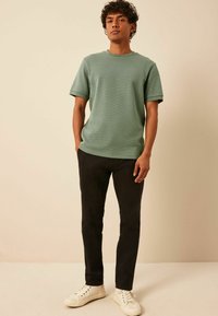 Next TEXTURED REGULAR FIT - T-shirts basic - green