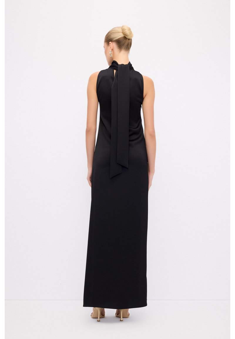 Robe Debenhams Alterneck Longue Style Ballgown - Taille 12, Noire - Occasion Très Bon État
