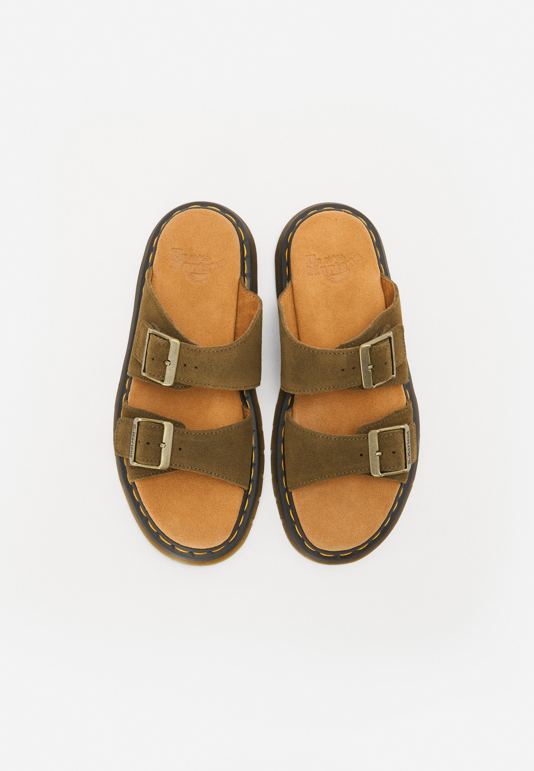 Dr. Martens JOSEF UNISEX - Mules - olive - Zalando.co.uk