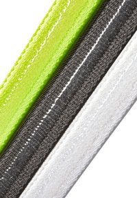 adidas Performance HAIRBANDS - Other accessories - lucid lemon weiß silber reflektierend