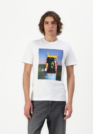 BRODIE - Print T-shirt - white