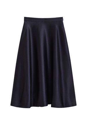 GANT, SATIN VOLUME SKIRT - Jupe trapèze - evening blue