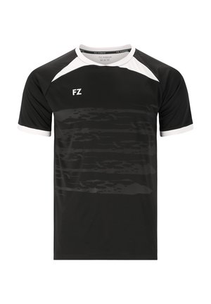 T-shirt med print - black