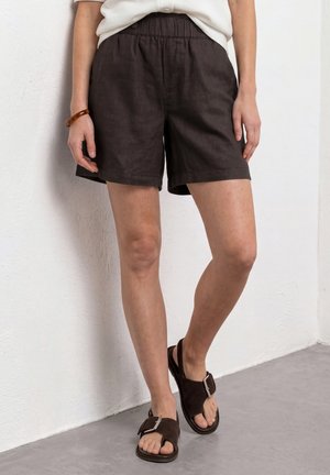 Street One Shorts - espresso brown