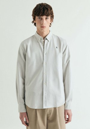 NEW OXFORD - Camisa - light khaki stripes