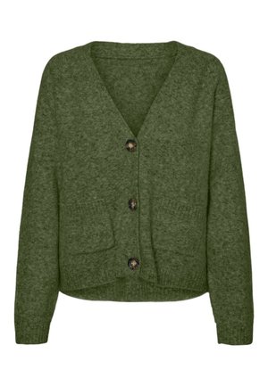 Vero Moda BOOM LS V-NECK BUTTON  NOOS - Vest - cypress